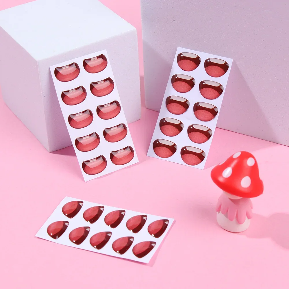 Pegatinas de labios y cara para muñecas – Adhesivos infantiles