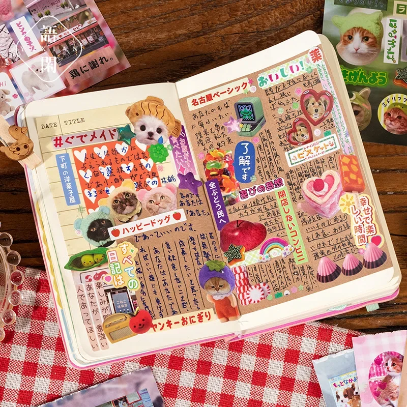 Dream Echo Series Y2K libro de pegatinas retro kawaii - imagen 2