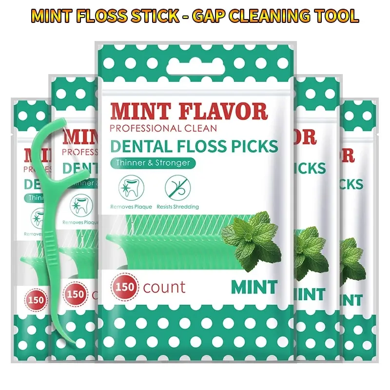 Barra de hilo dental de menta para niños – Limpieza interdental suave - imagen 5