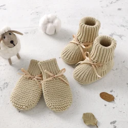 Zapatitos de bebé para primeros pasos – Tejiditos con lazo de mariposa