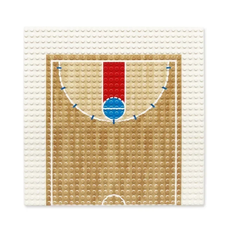 Juego de bloques de construcción de baloncesto para niños