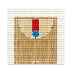Juego de bloques de construcción de baloncesto para niños
