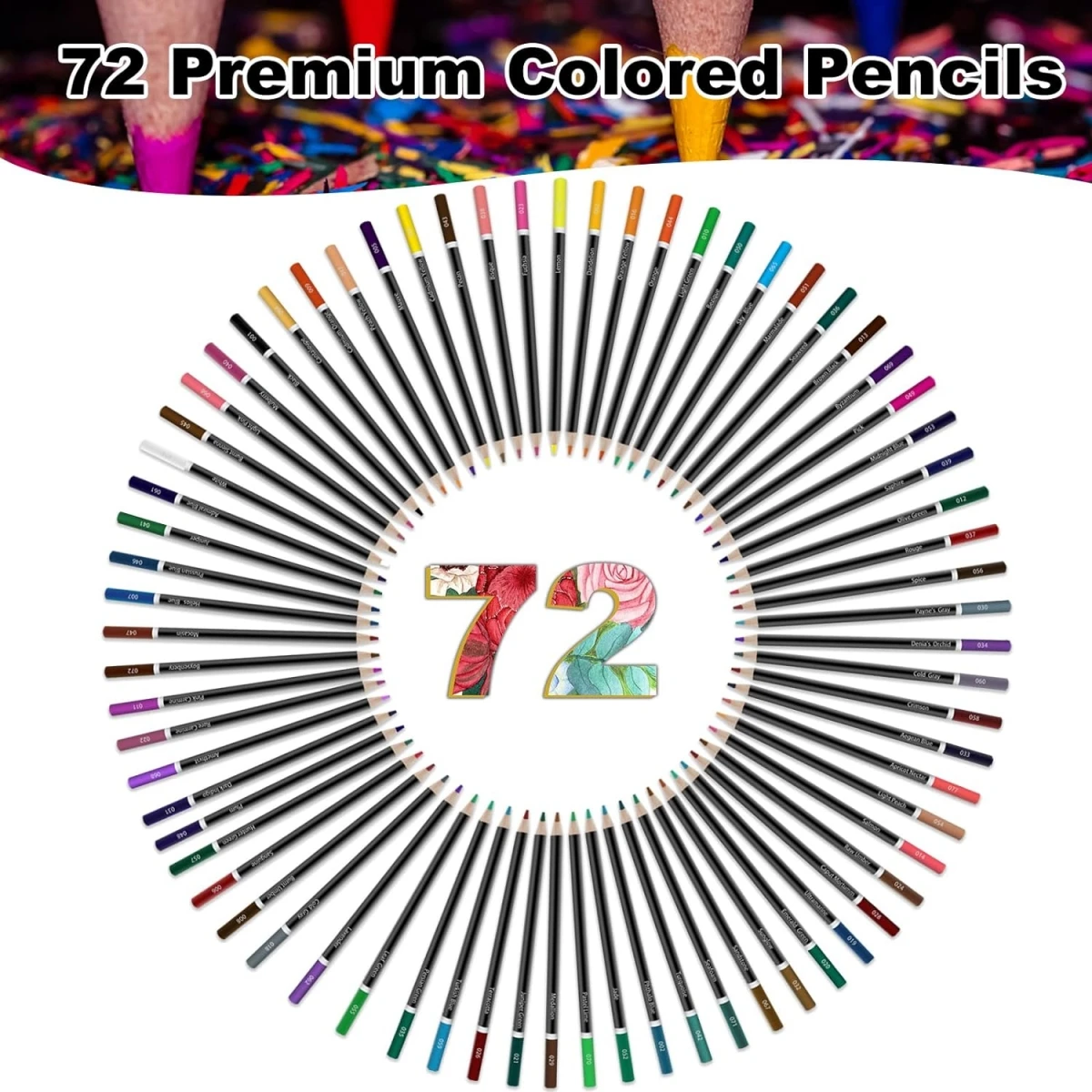 Lápices de colores al óleo para niños - Set artístico para escuela - imagen 4