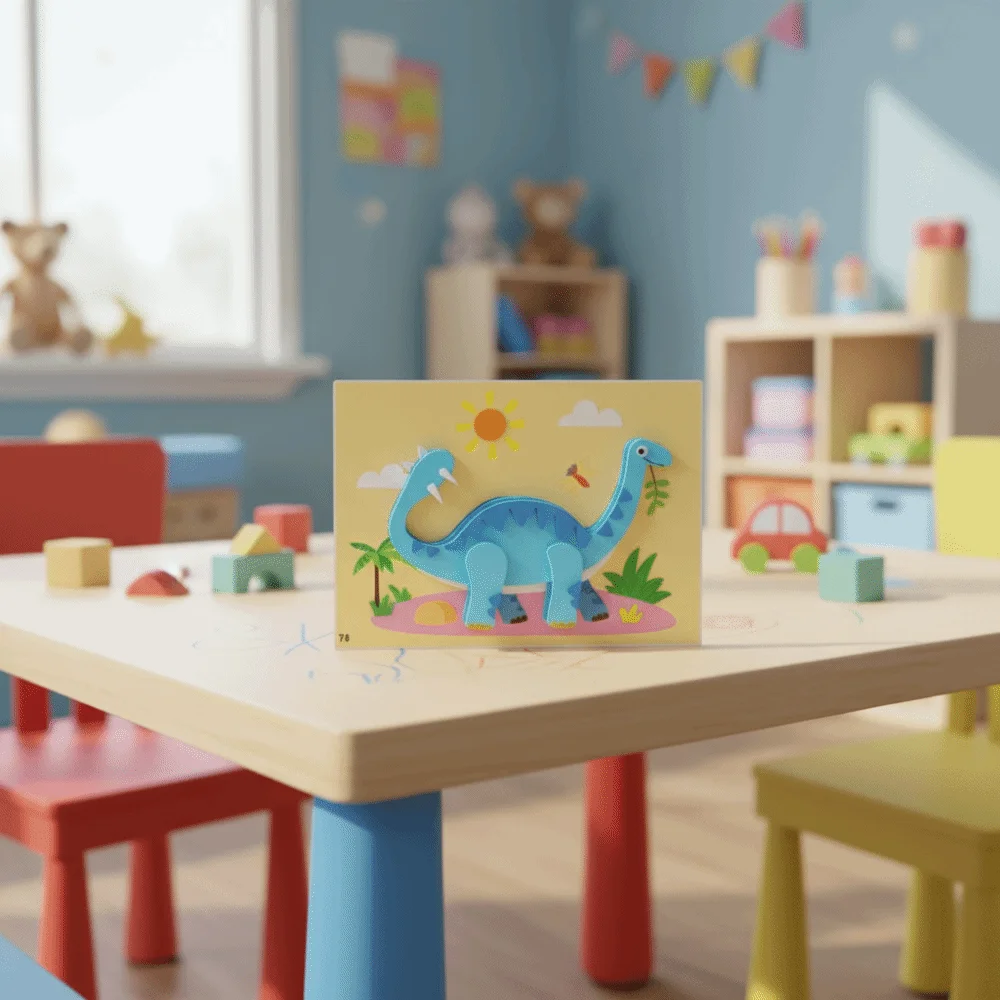 Juguete Montessori de espuma EVA con pegatinas 3D reutilizable - imagen 2