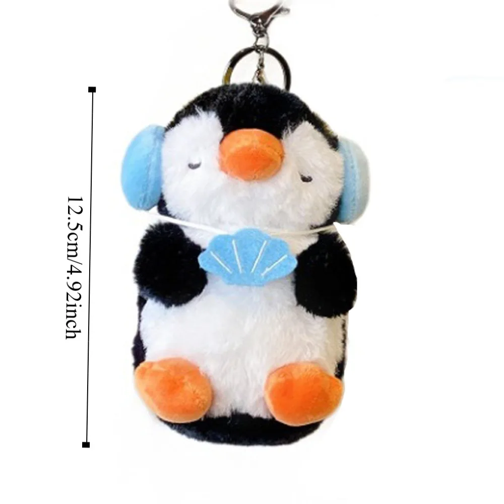 Llavero de peluche pingüino suave infantil para mochila y llaves - imagen 2