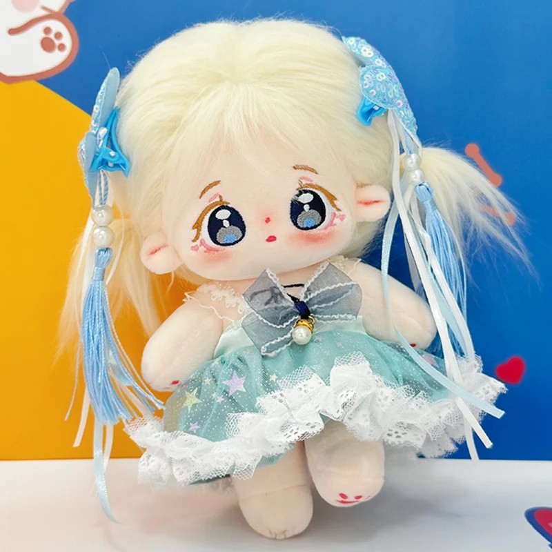 Muñeca de peluche con ropa intercambiable, estilo tierno para niños - imagen 4