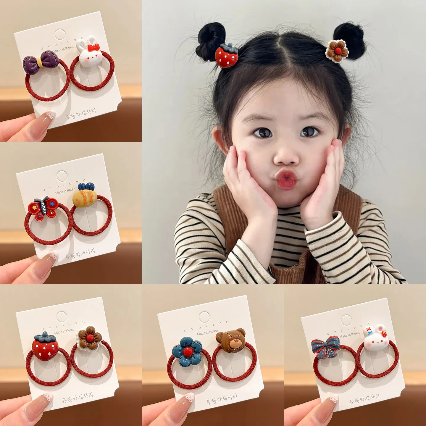 Gomas para el pelo infantiles sin dañar el cabello - imagen 3