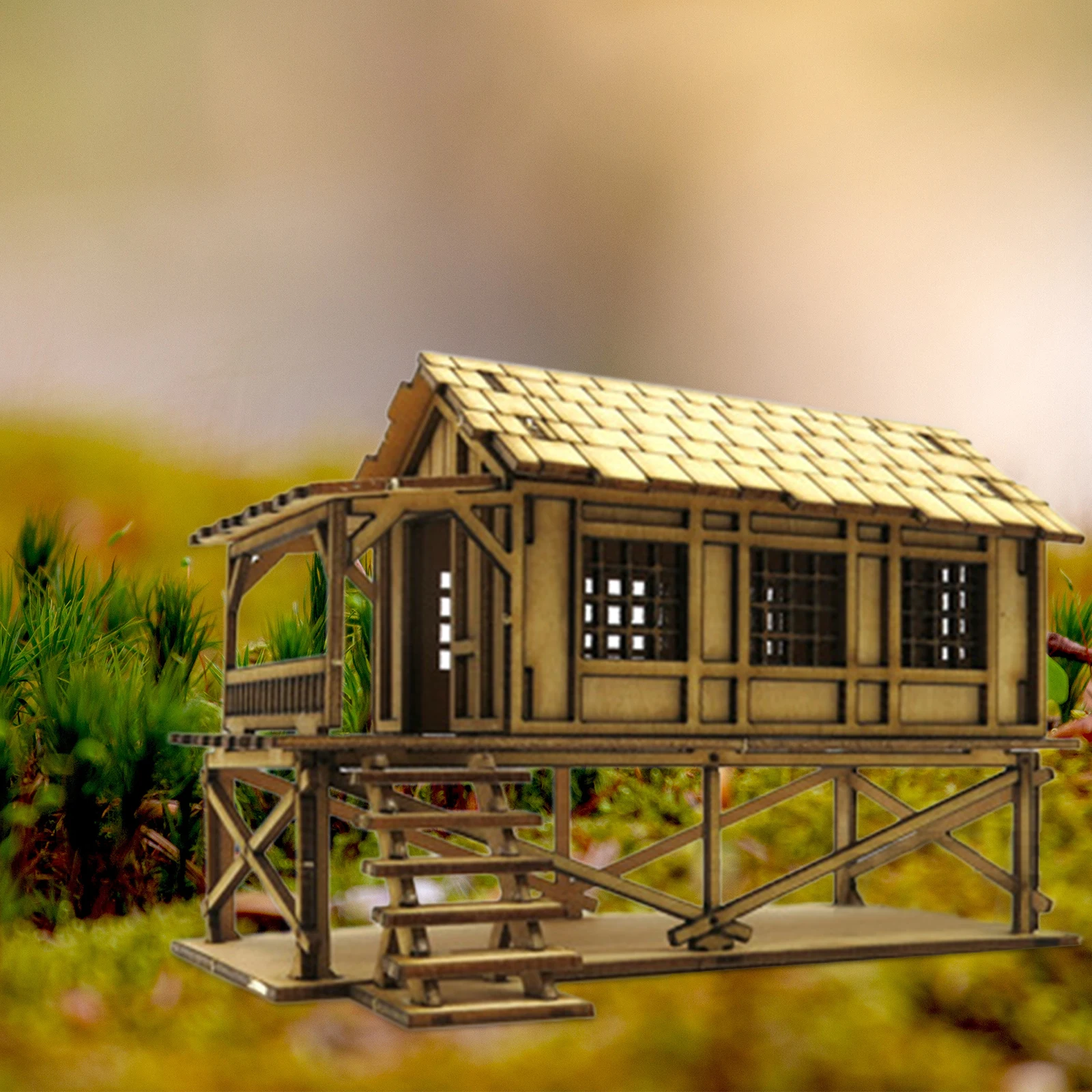 Casa de madera 3D para montar – Puzzle educativo creativo infantil - imagen 2