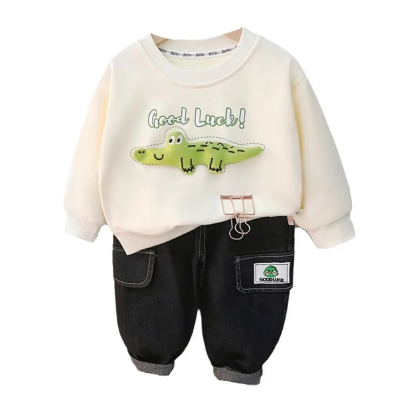 Chándal infantil de algodón para niña – Camiseta y pantalón - imagen 3