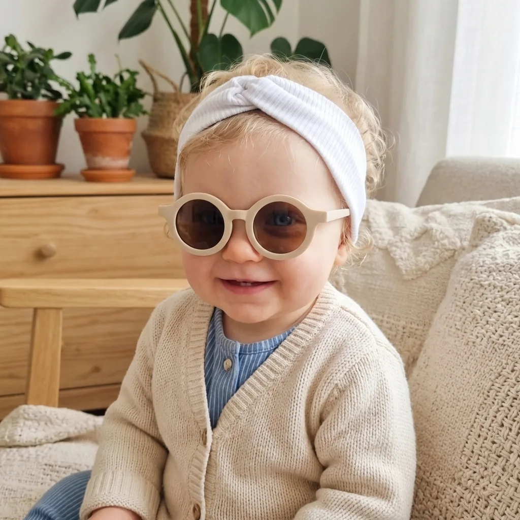 Diademas bebé con gafas de sol para exterior y viaje - imagen 5