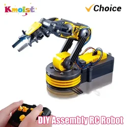 Kit de ciencia con brazo robótico controlado por cable para niños