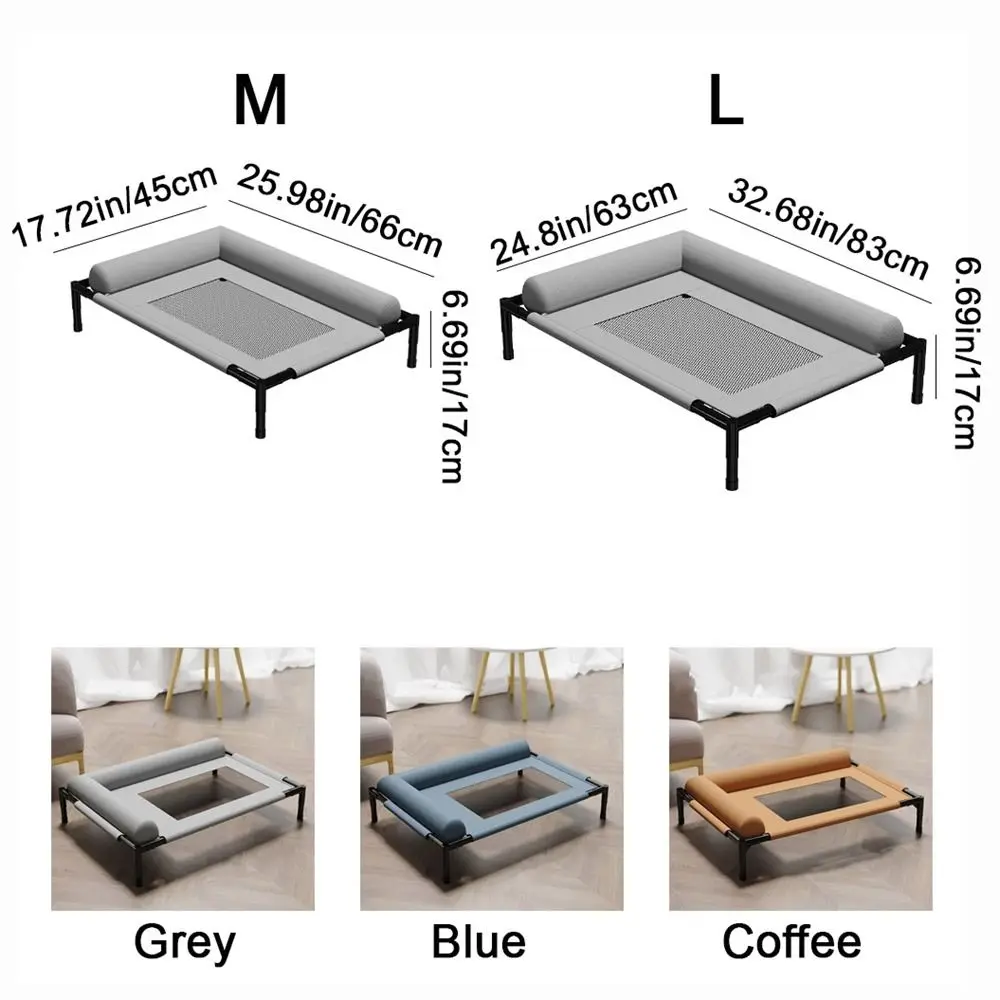 Cama para perros de malla lavable, refrescante y extraíble - imagen 5