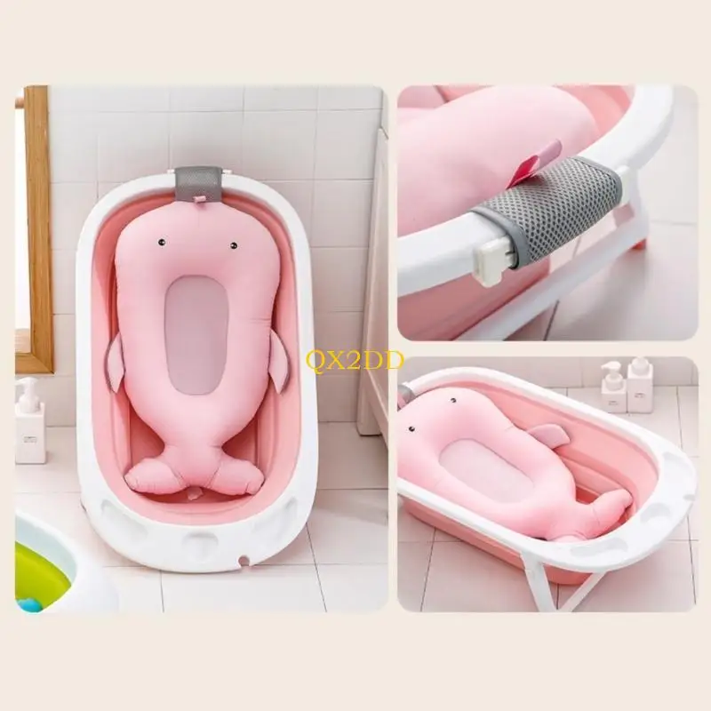 Alfombrilla baño bebé ergonómica – Cojín de ducha para recién nacidos - imagen 2