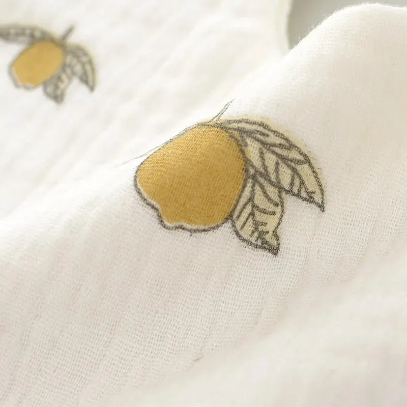 Baberos de gasa algodón para bebé con estampado de pétalos - imagen 3