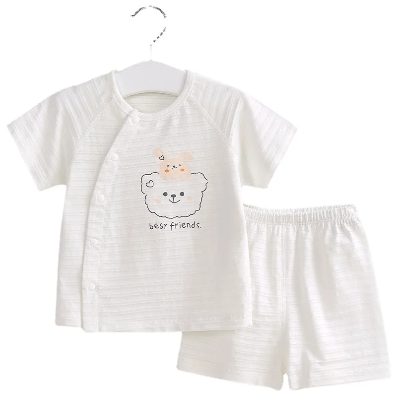 Pantalones de algodón con oso para bebé y niño – Ropa veraniega - imagen 4