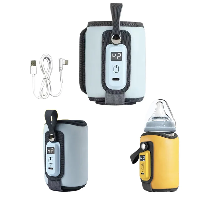 Bolsa calentadora de biberones portátil con USB y pantalla LCD - imagen 3