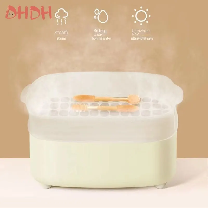 DHDH Cepillo de dientes de silicona para bebé con limpiador lengua - imagen 5