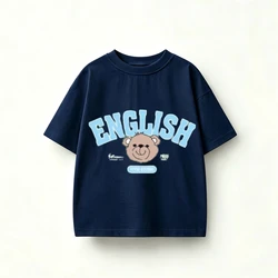 Camiseta bebé manga corta verano estampado osito dibujos animados