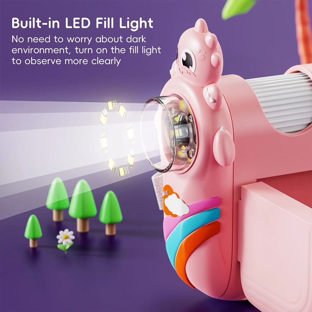 Microscopio digital para niños con pantalla 2 pulgadas y luz LED - imagen 3