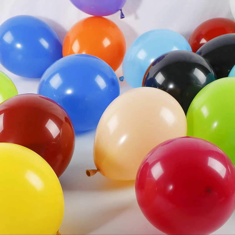 Globos retorcidos espiral de látex arcoíris con bomba - imagen 2