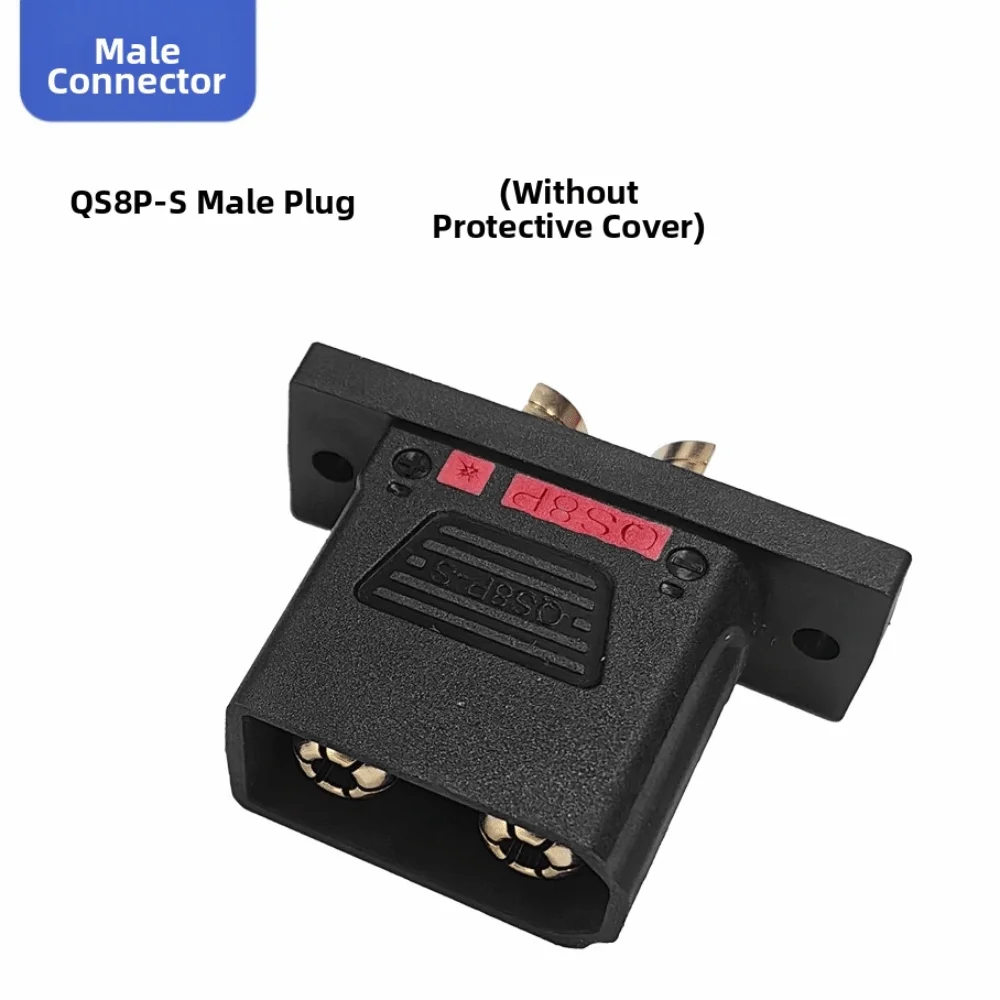 Conector de batería para coche teledirigido anti chispas, negro
