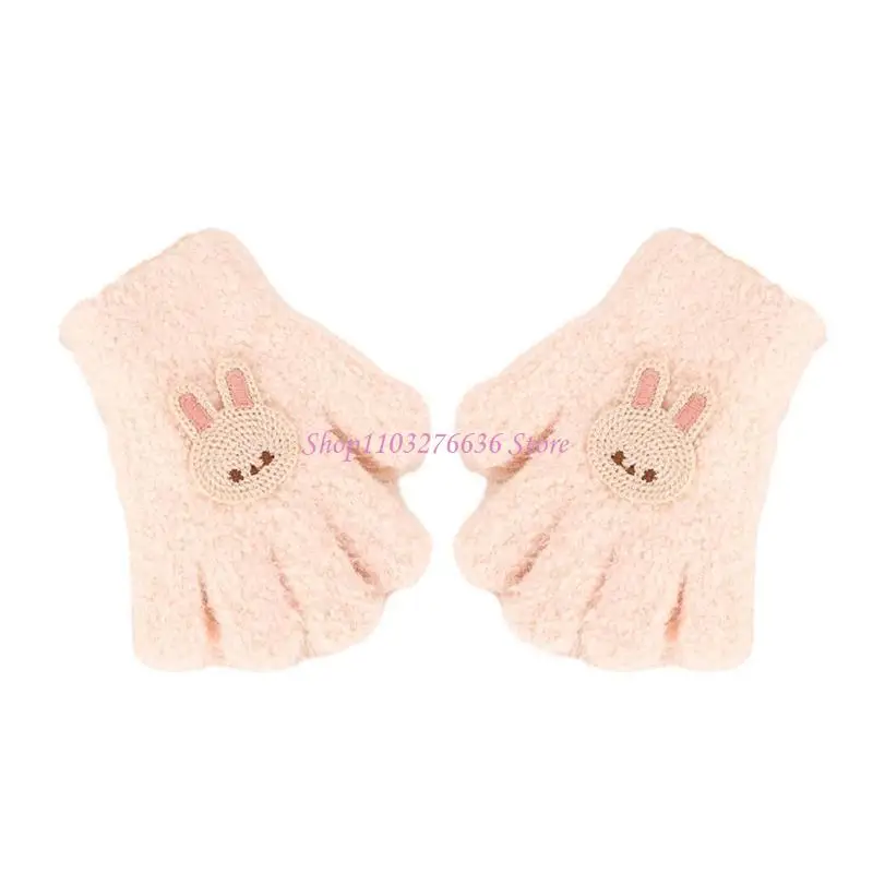 Guantes de punto de oso para niños – Lavables en invierno - imagen 2