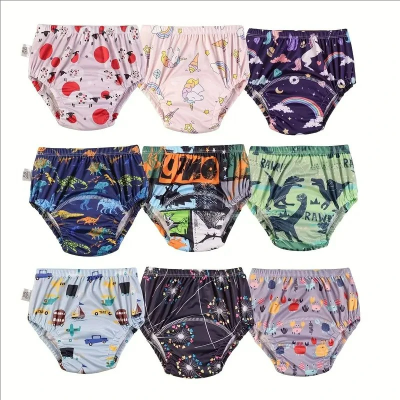 Pantalones de entrenamiento impermeables reutilizables para bebés - imagen 4