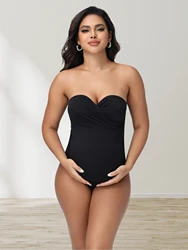 Body premamá sin mangas ajustado con elástico para fotografía