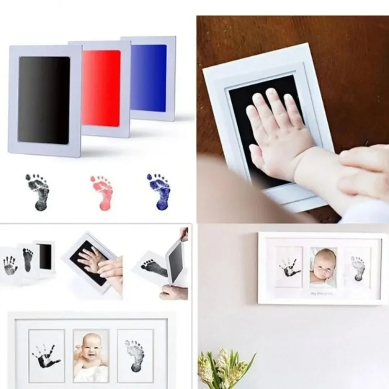 Almohadilla para huellas de bebé – Manos y pies, material seguro - imagen 3