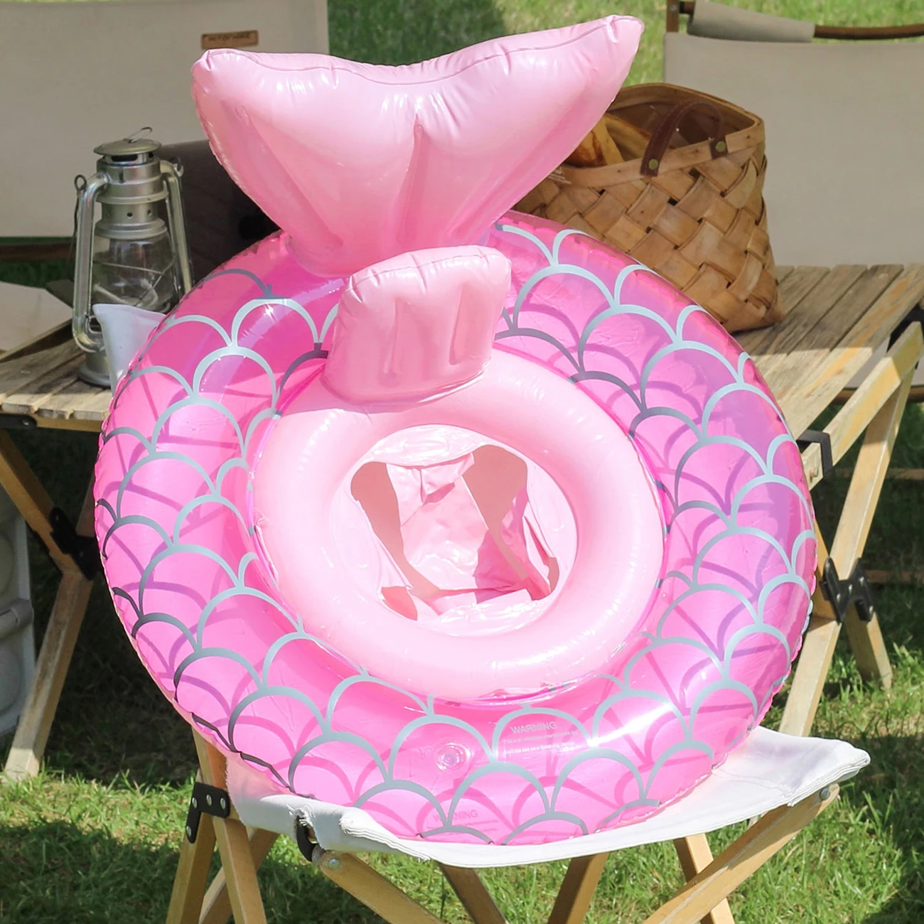 Flotador de piscina bebé con forma de sirena para natación - imagen 4