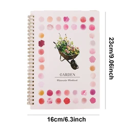 Cuaderno de acuarela para principiantes con pájaros, niños y adultos