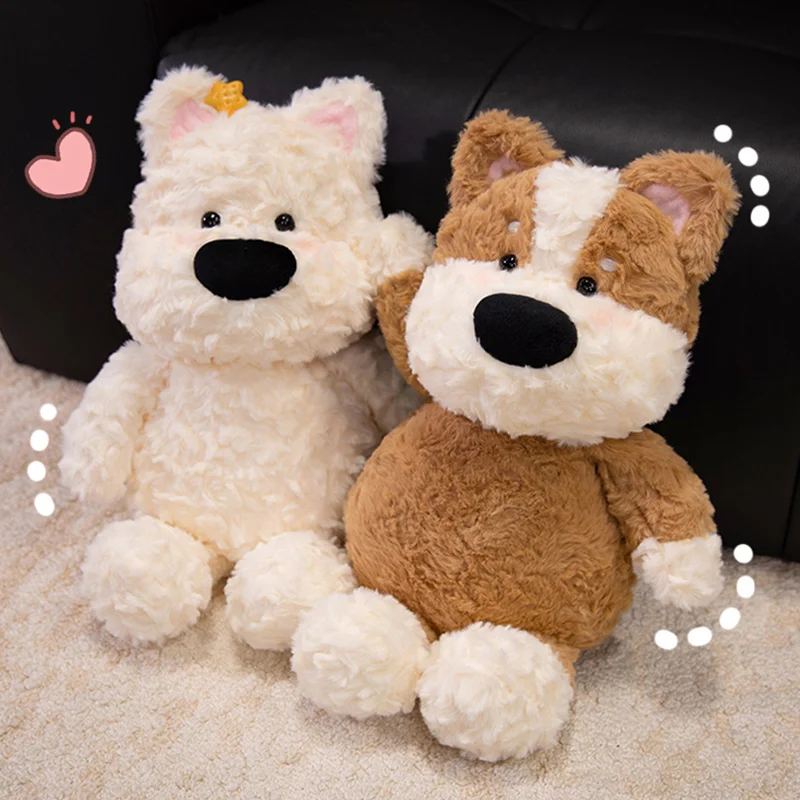 Peluche West Highland White Terrier con accesorios de ropa - imagen 3