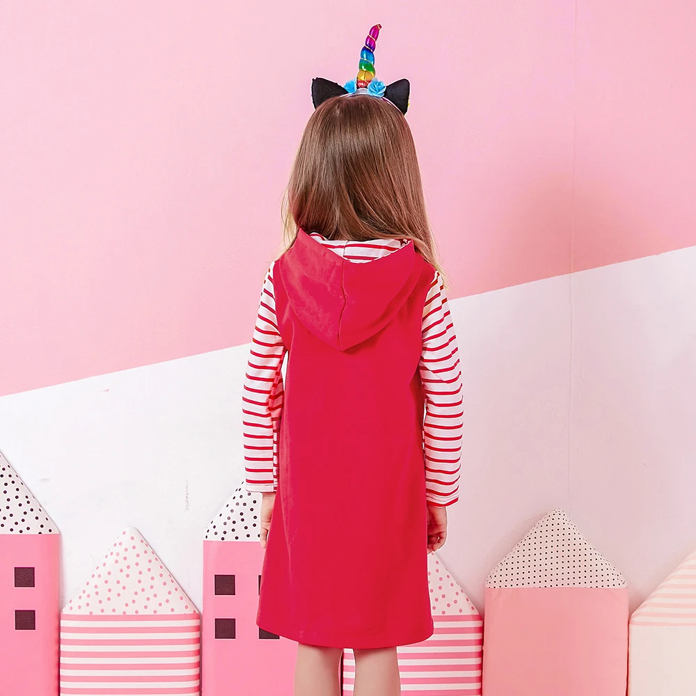 DXTON Sudadera con Capucha de Algodón para Niño – Manga Rayada - imagen 5