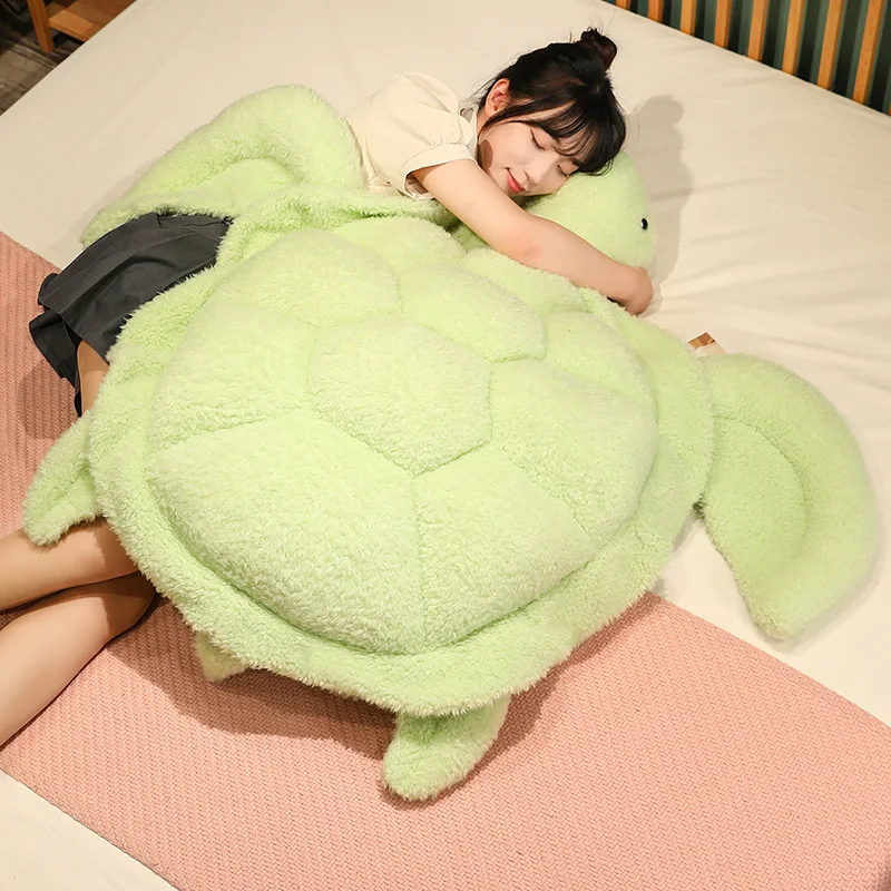 Almohada tortuga peluche gigante suave para sofá y regalo infantil - imagen 4