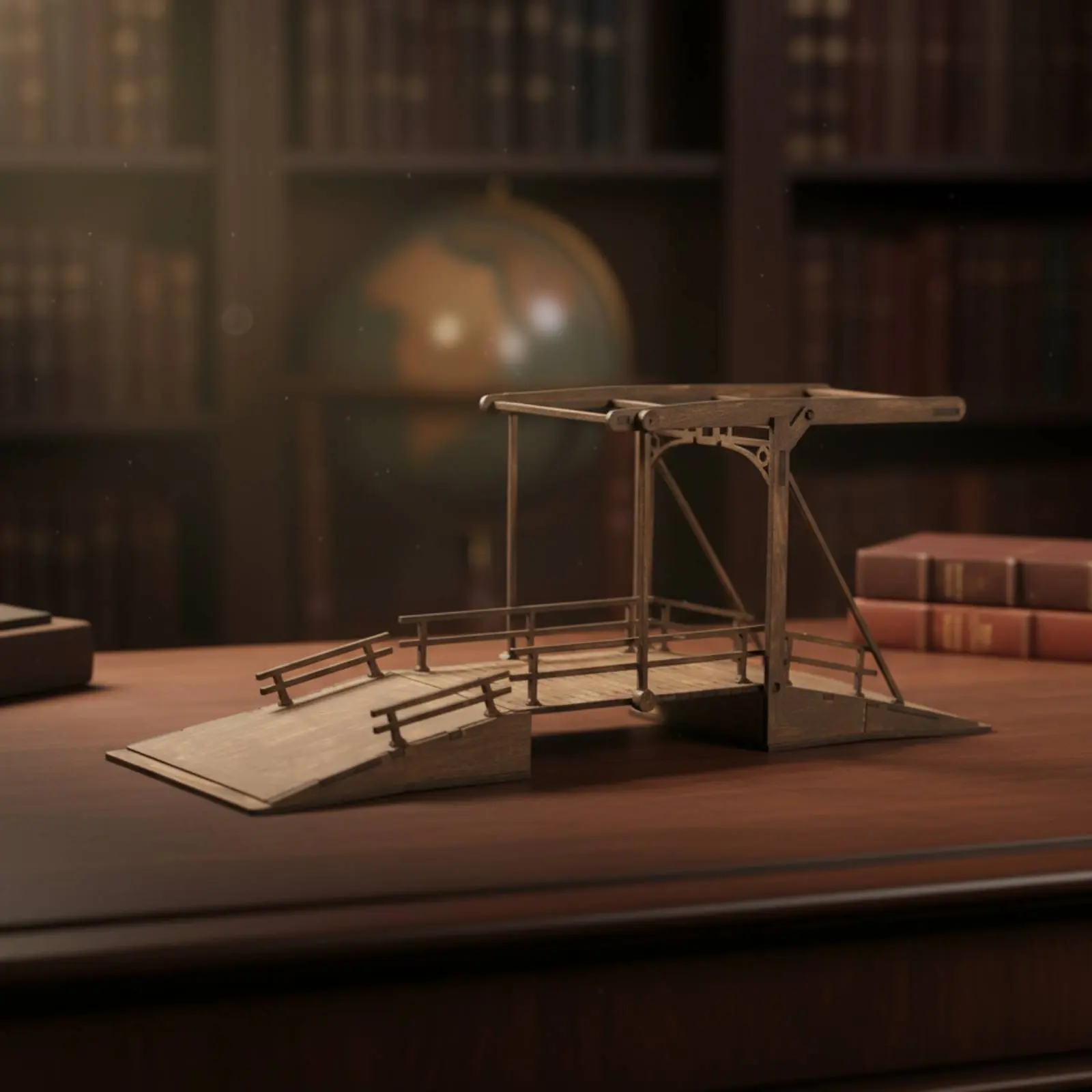 Kit maqueta puente retráctil madera Segunda Guerra Mundial - imagen 5