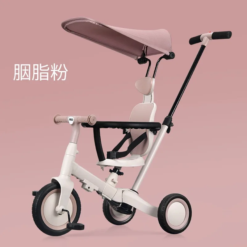 Triciclo evolutivo 1-3 años bicicleta de equilibrio y carrito empujable - imagen 5