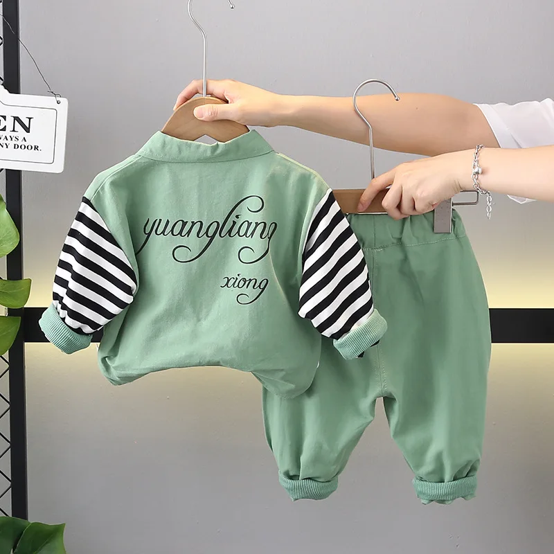 Conjunto de otoño para bebé niño: Chaqueta y chándal - imagen 3