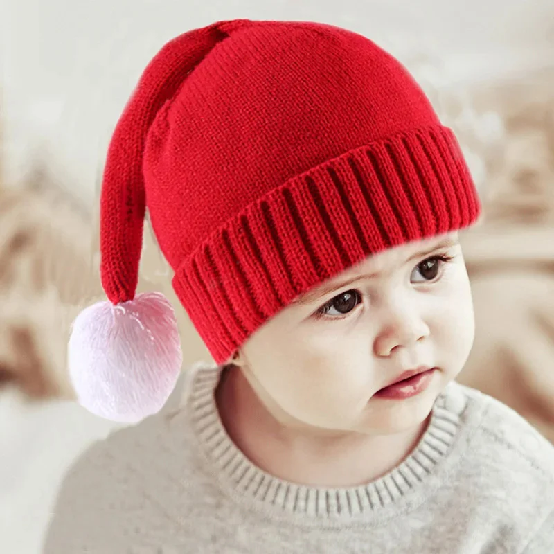 Gorro de punto con pompón para bebé – Invierno cálido - imagen 3