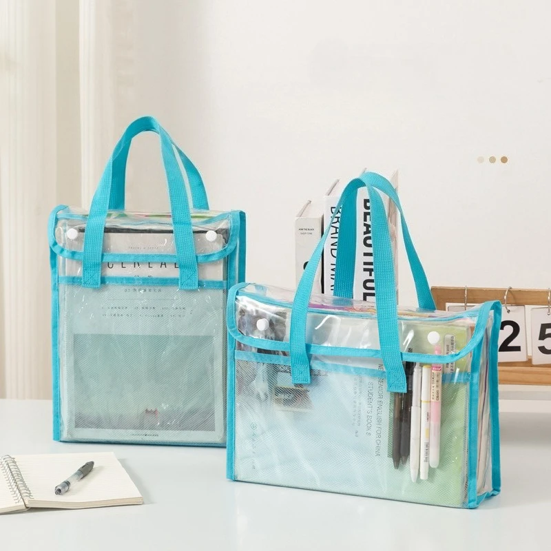 Bolsa impermeable PVC A4 para documentos y libros de estudio - imagen 5