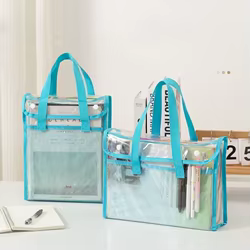 Bolsa impermeable PVC A4 para documentos y libros de estudio