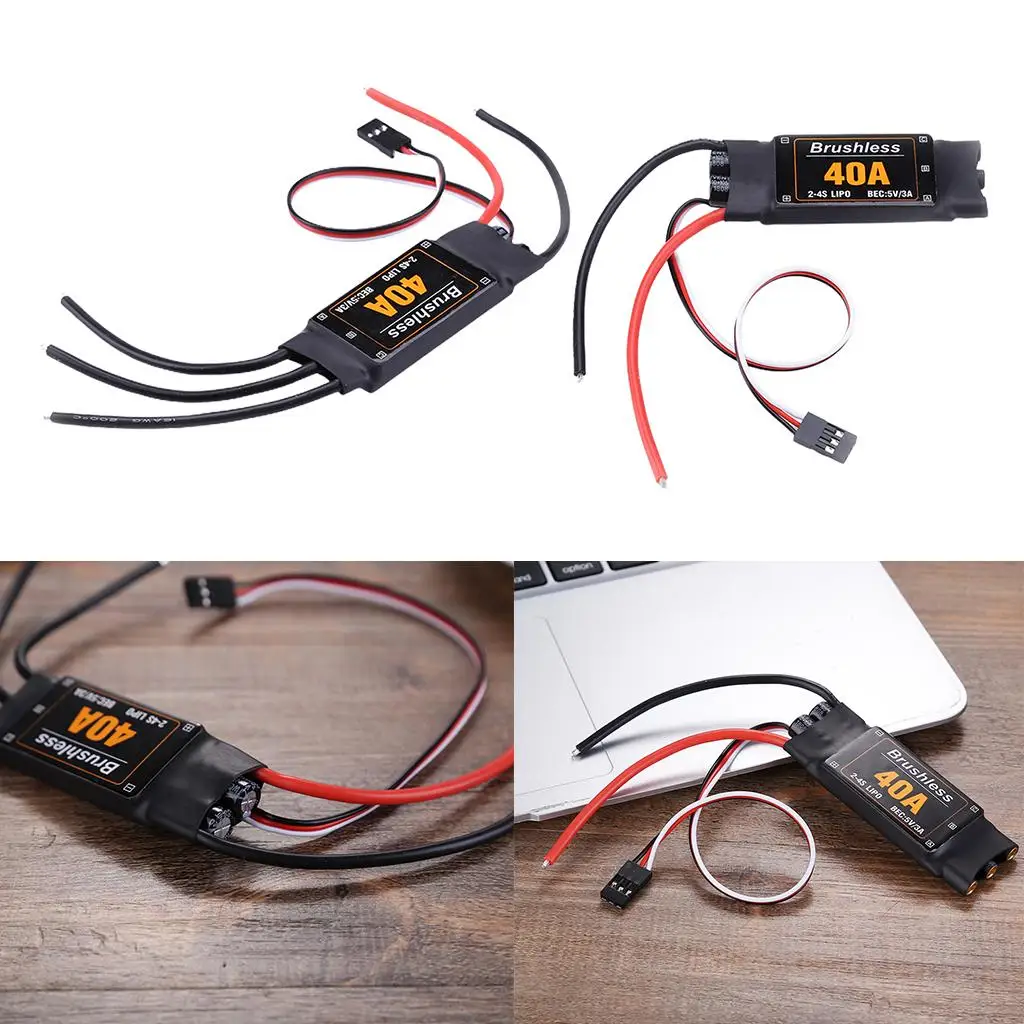 ESC sin escobillas de alta potencia para helicópteros y cuadricópteros RC - imagen 4