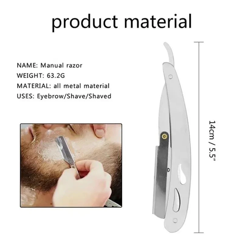 Afeitadora manual tradicional para hombre - Cuchillas de precisión