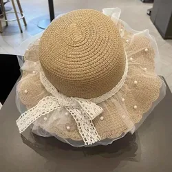 Sombrero de playa infantil con protección solar y estilo pescador