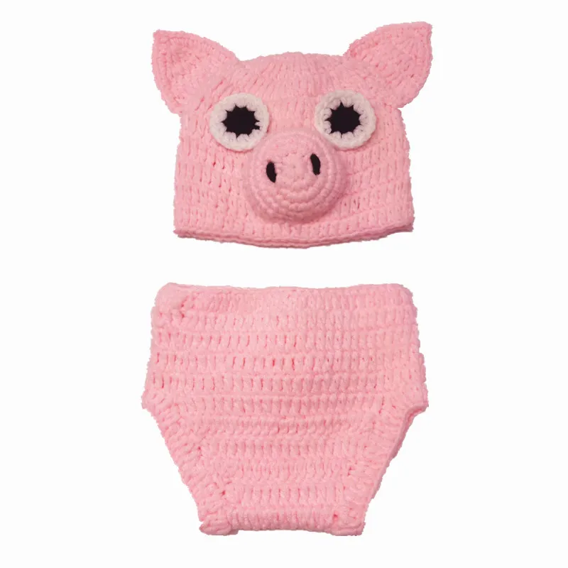 Traje de bebé para sesión fotográfica con cerdito, recién nacido - imagen 3