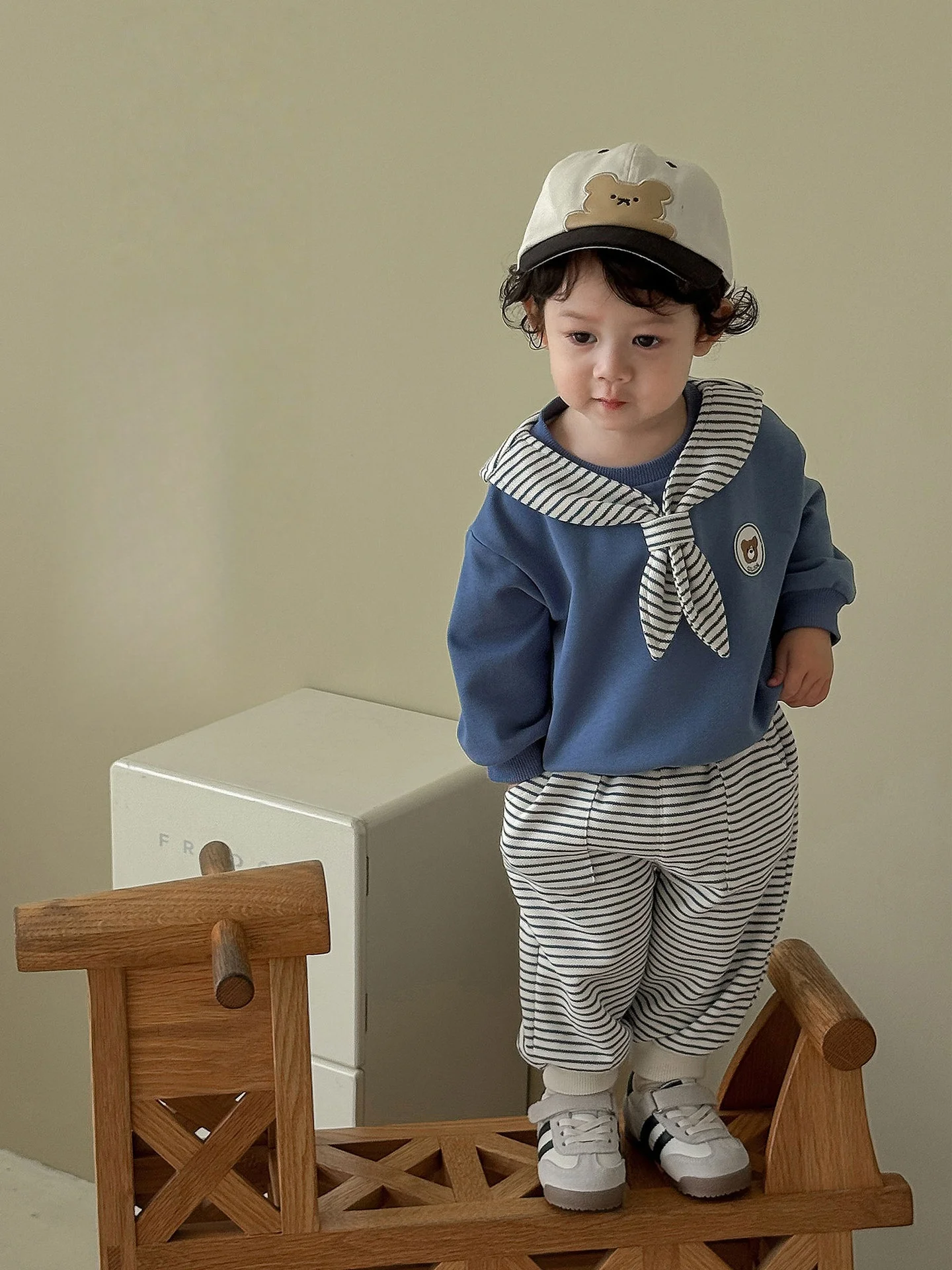 Conjunto infantil de sudadera con capucha y pantalón largo, otoño - imagen 5