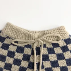 Conjunto de punto de algodón para niña