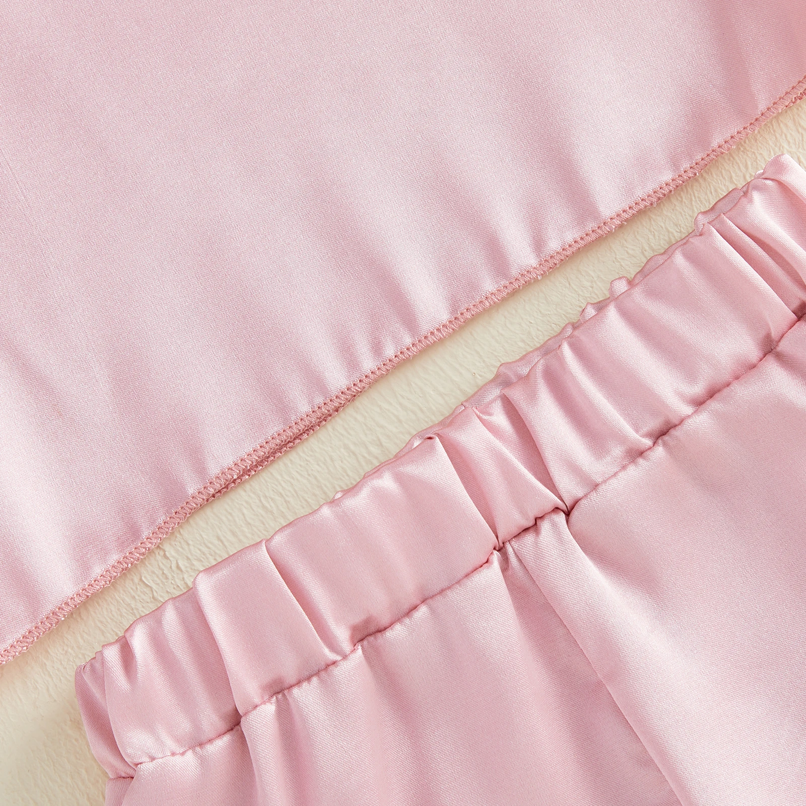 Conjunto de pijama de verano para niña: camiseta sin mangas y shorts - imagen 4
