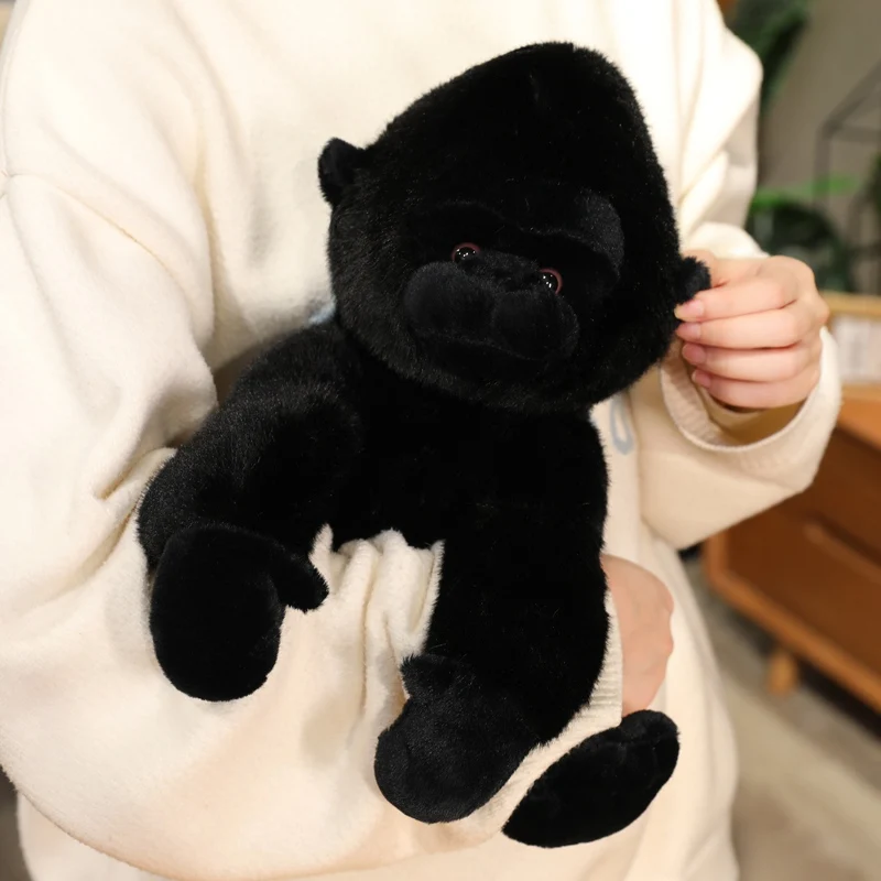 Peluche mono peludo negro para regalar a niños y niñas - imagen 5