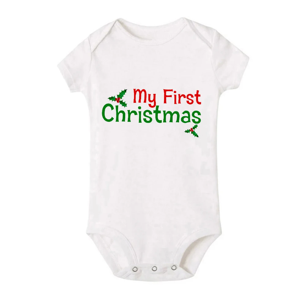 Pelele de manga corta para bebé - Ropa de Navidad para recién nacido - imagen 2