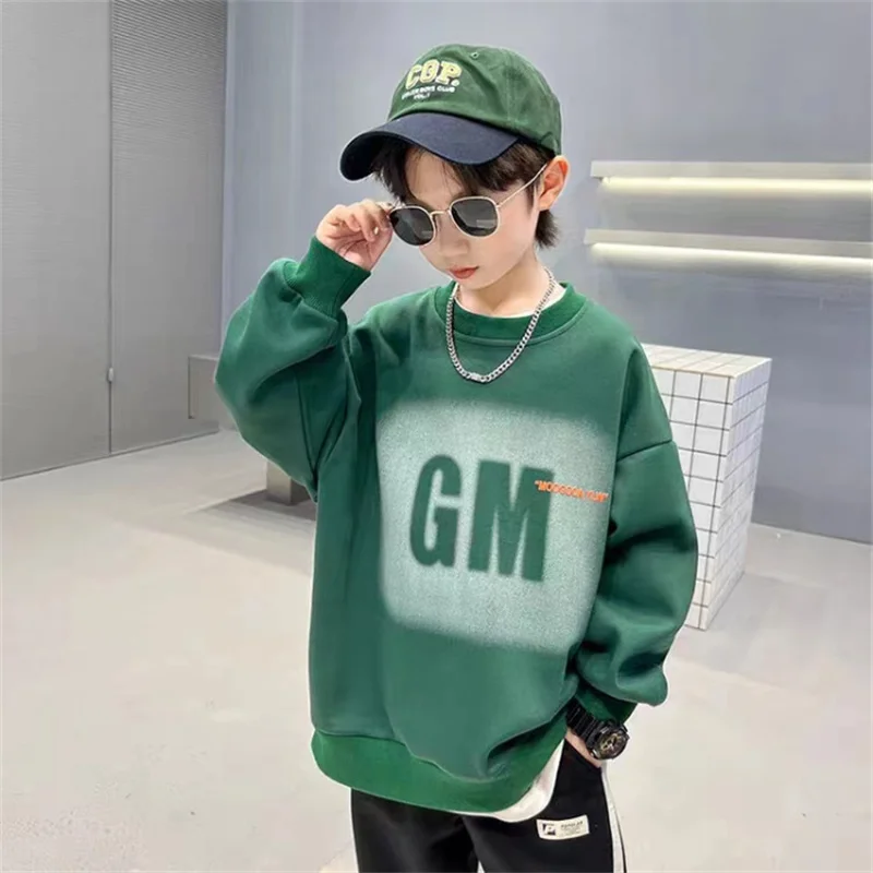 Jersey de manga larga con letras para niño - Primavera otoñal - imagen 3
